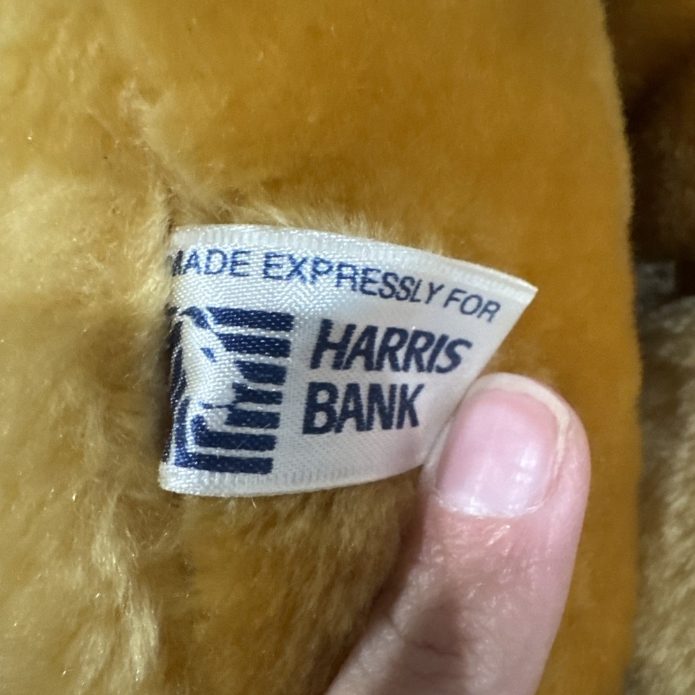 VTG Harris Bank Large Hubert The Lion Plush 25 Inches Animal Fair Inc BMO - Picture 5 of 7